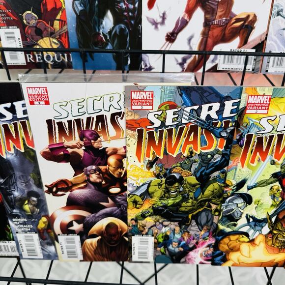 Secret Invasion 1-3 Who Do You Trust 2nd Print, 3-8 & Requiem Lot Skrulls - Picture 4 of 7